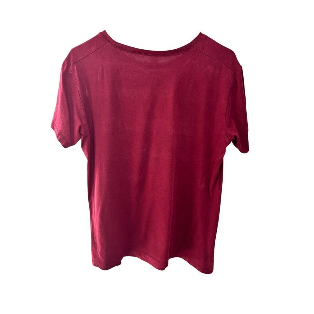 Women's Burgundy Marilyn Monroe Graphic T-shirt - Picture 3 of 7